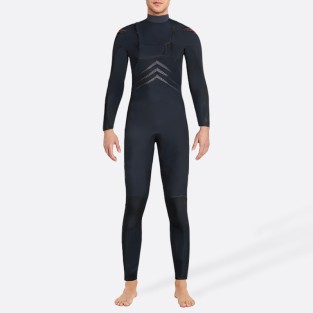 Cold-proof and warm elastic men's full-length wetsuit
