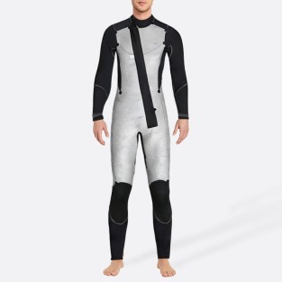 Skin-friendly and stretchy men's full-length wetsuit