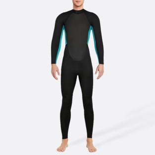 New color block stretch men's full wetsuit