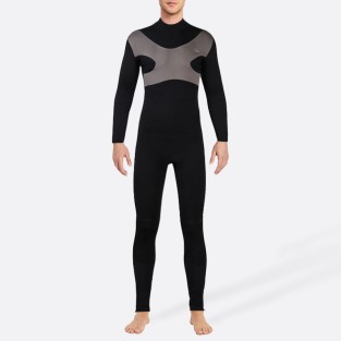 High quality rear zipper men's full wetsuit