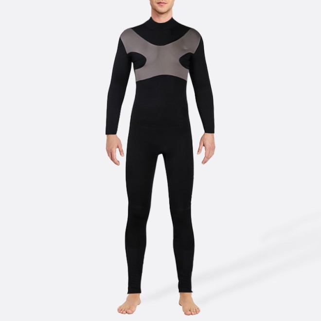 High quality rear zipper men's full wetsuit