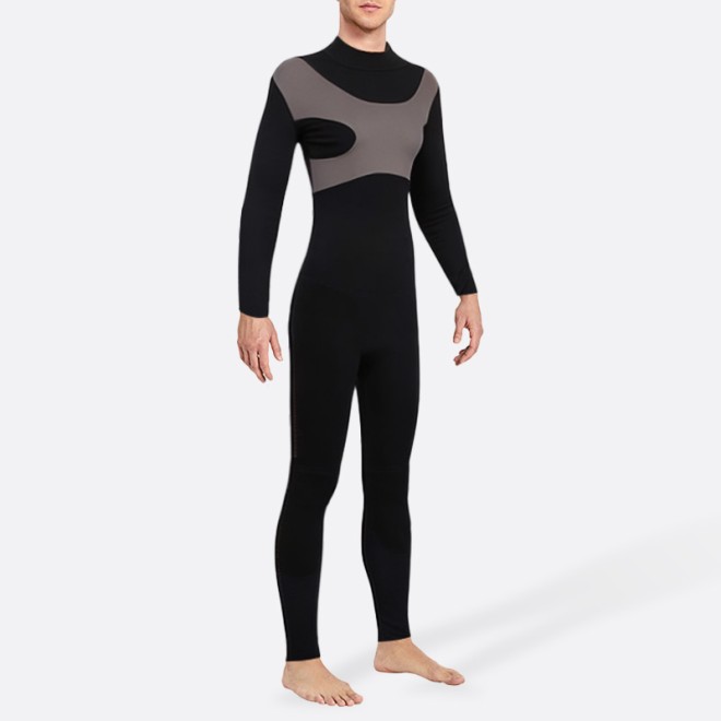 High quality rear zipper men's full wetsuit