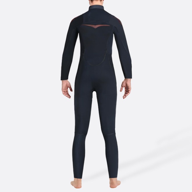 Cold-proof and warm elastic men's full-length wetsuit