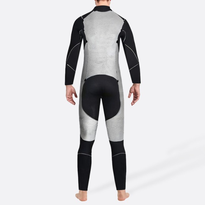 Skin-friendly and stretchy men's full-length wetsuit