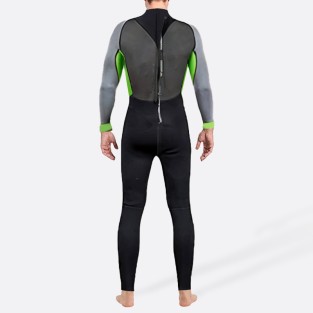 Fashionable patchwork men's full-body wetsuit
