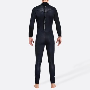 Black thickened warm men's full wetsuit