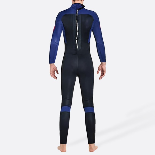 Comfortable and warm men's full-length wetsuit