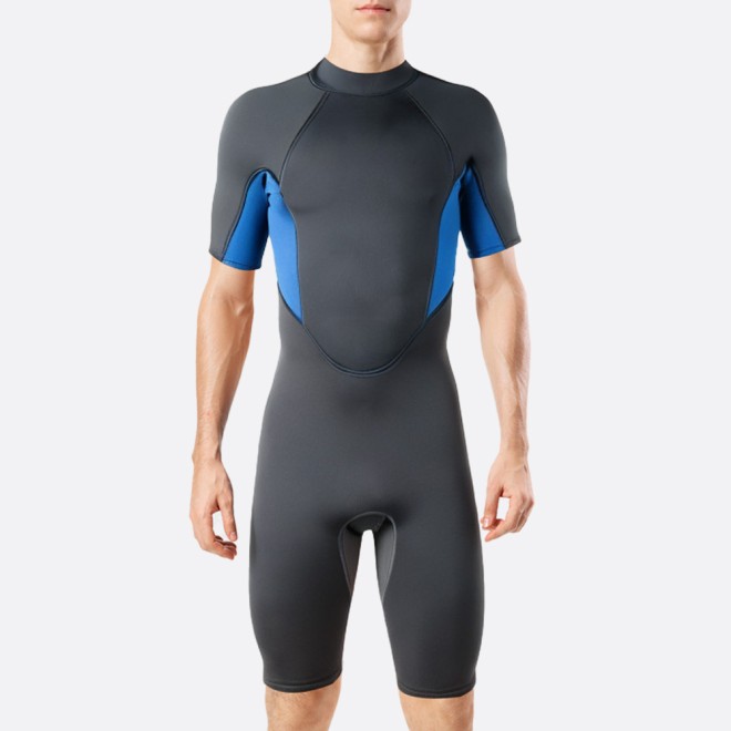 High quality warm stretchy men's short wetsuit