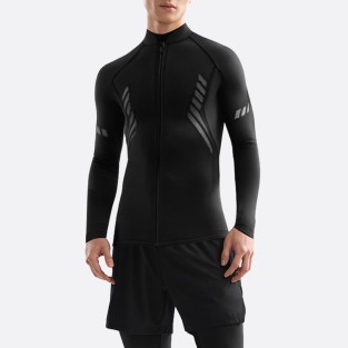 New high collar sun protection men's wetsuit top