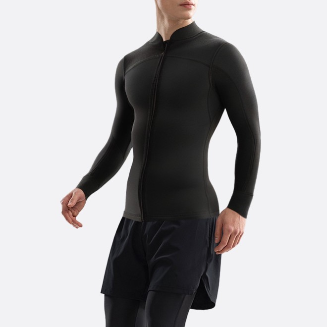 Cold and warm men's diving suit long sleeve top