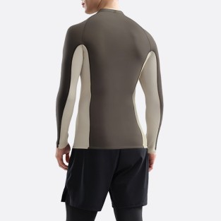 Colorblock sun protection men's wetsuit long sleeve top