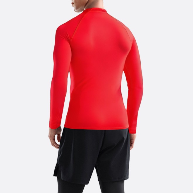 Red stretch warm men’s wetsuit long sleeve top