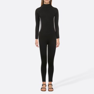 New black comfortable women's full wetsuit