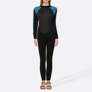 High elastic back zipper women's full wetsuit