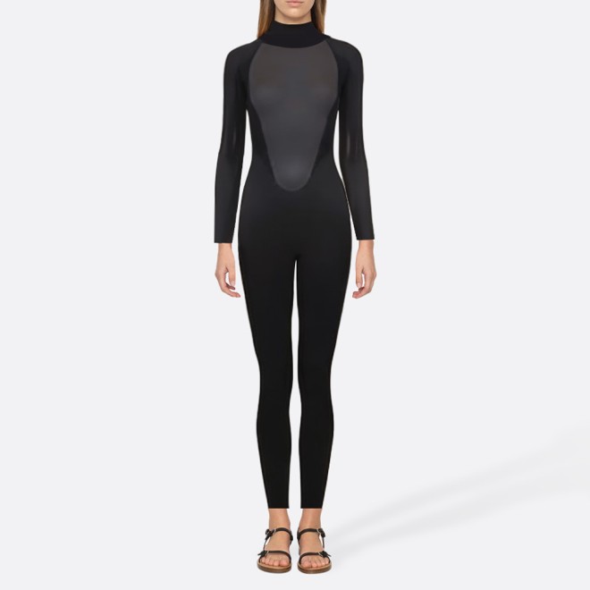 Elastic durable long sleeve women's full wetsuit
