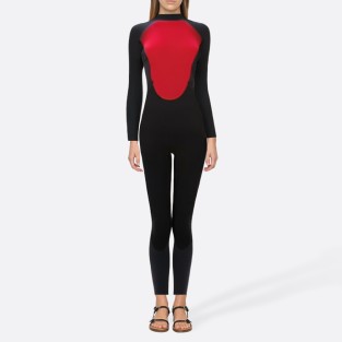 High-end warm women's full-body diving suit