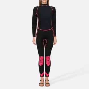 Watersports elastic women's full wetsuit
