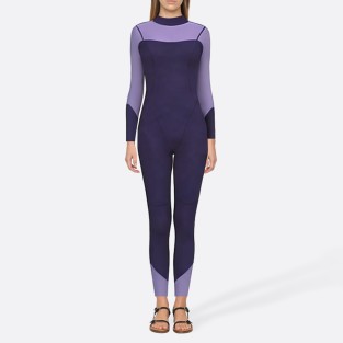 Watersports black women's full wetsuit