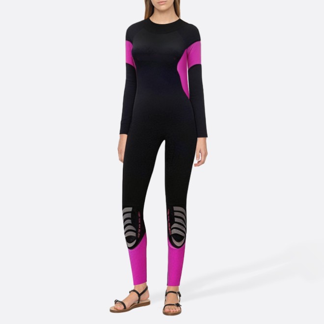 Professional warm long sleeve women's full wetsuit
