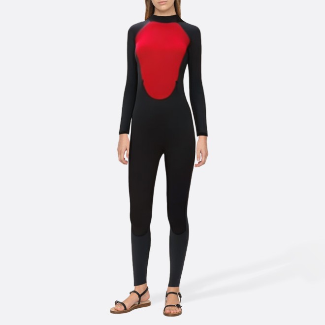 High-end warm women's full-body diving suit