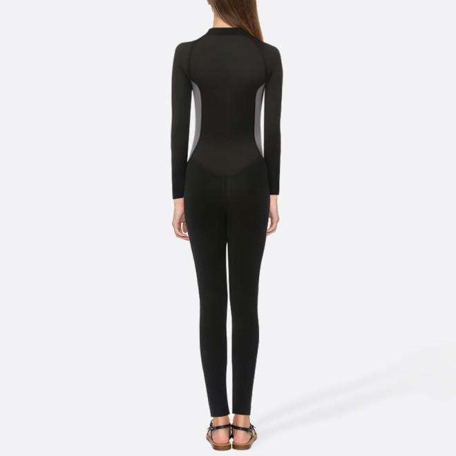 New black comfortable women's full wetsuit