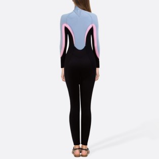 Colorblocked flexible fit women's full wetsuit