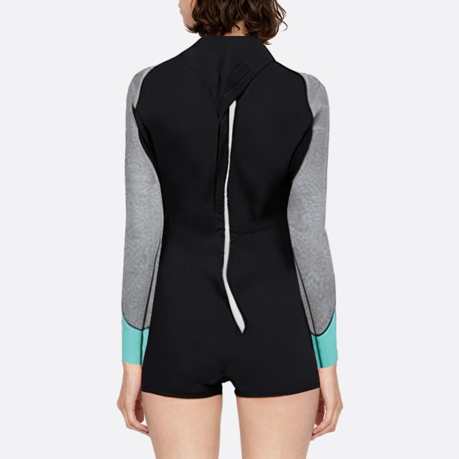 Patchwork ultralight women's long sleeve wetsuit