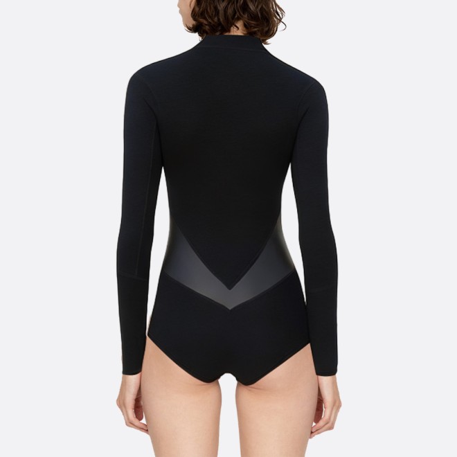 Super stretchy warm women's long sleeve wetsuit