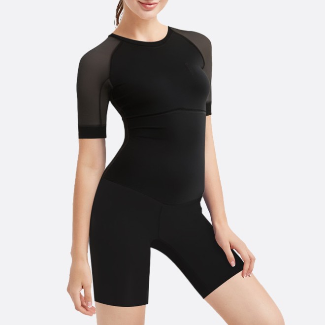 High quality back zip women's short sleeve wetsuit