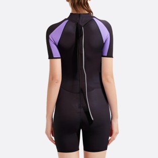 High performance flexible women's short sleeve wetsuit