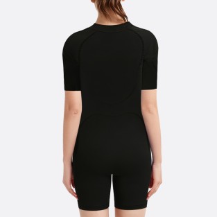 Women's short-sleeved wetsuit with black stitching