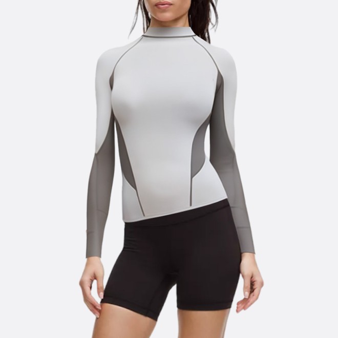Lightweight and stylish women's wetsuit top