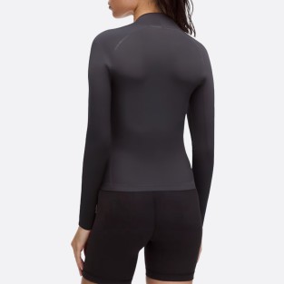 Black comfortable and warm women's wetsuit top