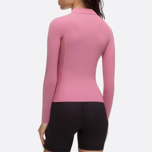 Pink simple and comfortable ladies wetsuit top