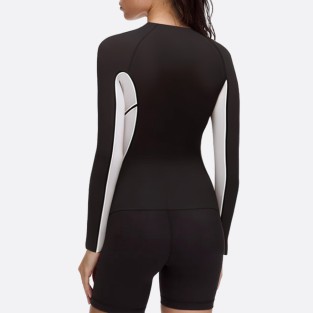 Sun protection long sleeve women's wetsuit top