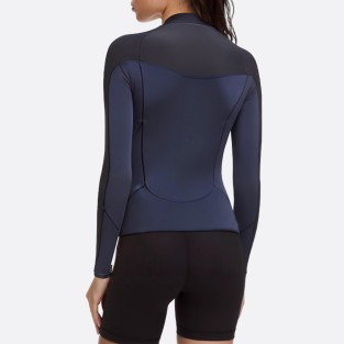 Paneled stretch-fit women's wetsuit top