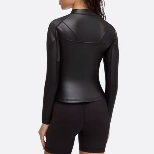 Fashionable patchwork women's diving suit top